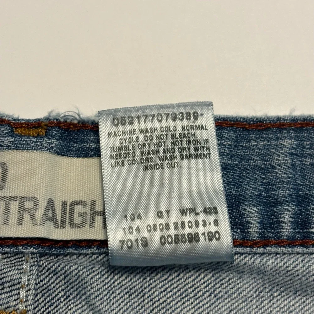 Levi's 559 Relaxed Straight Jeans Mens 36x30 Light Wash Denim Blue 005598190